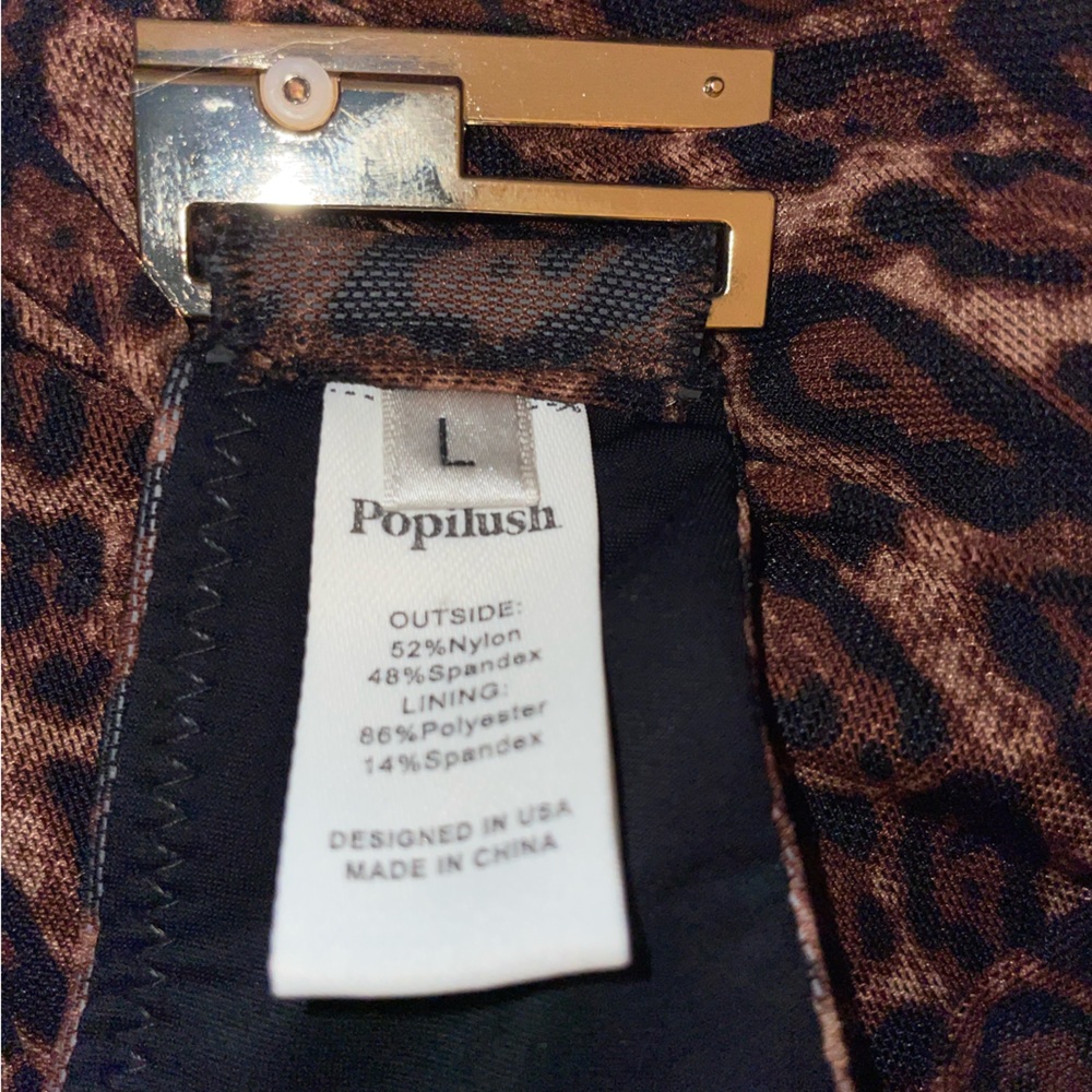 Leopard Print Underwire Bra - Picture 4 of 4
